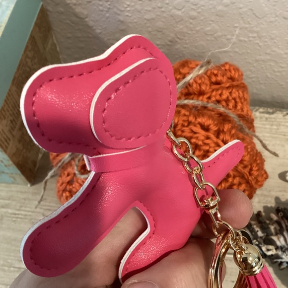 Pink Dog-Shaped Keychain and purse charm - Picture 6 of 7